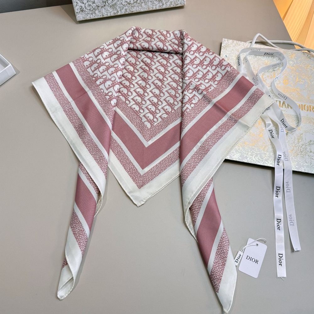 Dior Silk Square Scarf - Picture 6 of 8